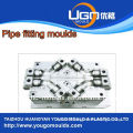 Plastic mold supplier for standard size bend pipe fitting moulds in taizhou China